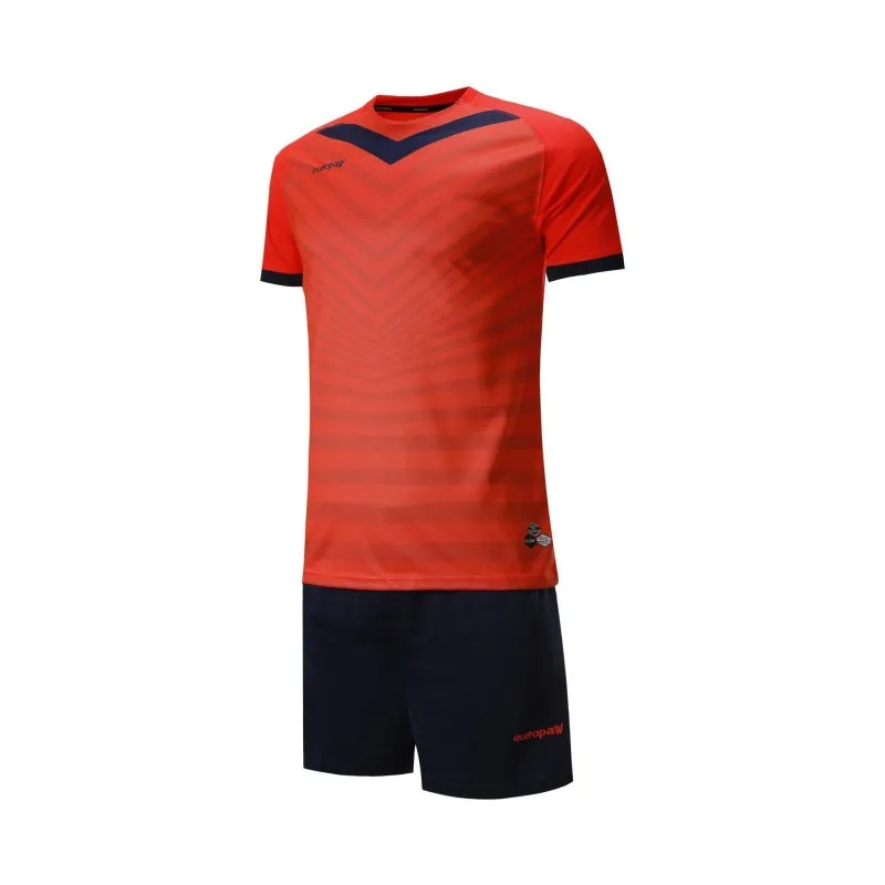 Футбольная форма Europaw 026 кораллово-т.синяя [S] фото товара