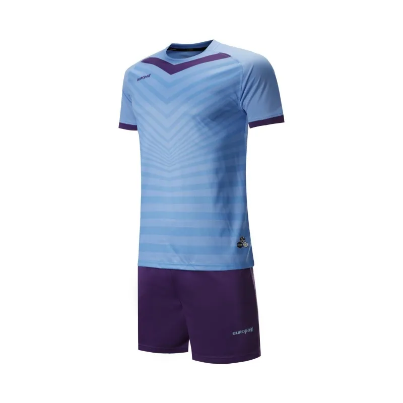 Футбольная форма детская (kid) Europaw 026 голубо-фиолетовая [2XS] фото товару
