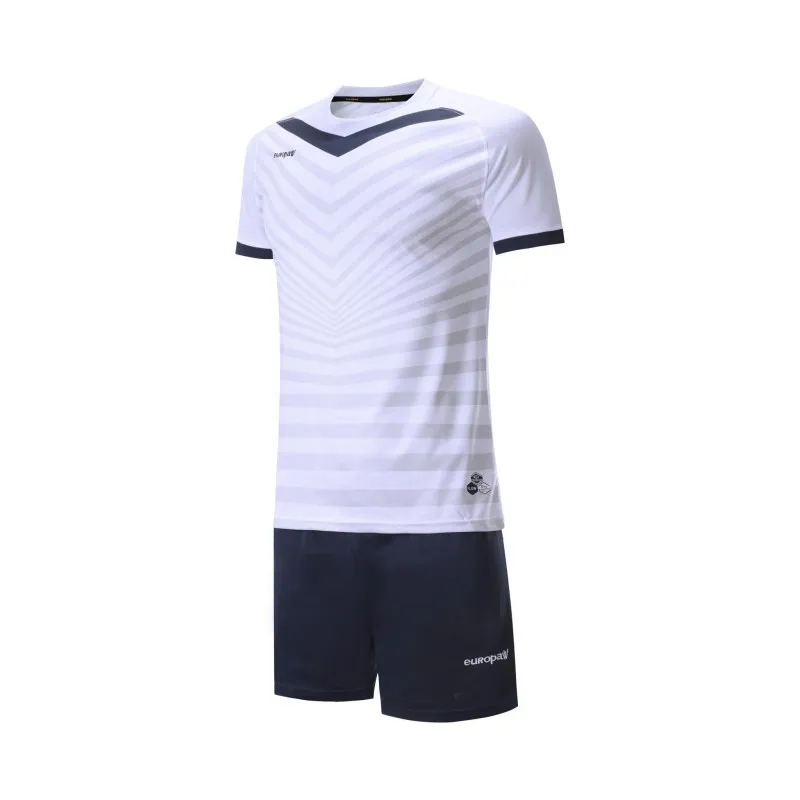 Футбольная форма детская (kid) Europaw 026 бело-т.синяя [2XS] фото товару