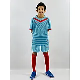 Футбольная форма детская (kid) Europaw 026 бирюзово-красная [2XS] фото товару