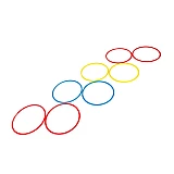 Кольца тренировочные (комплект 12 шт, 3 цвета, 50см) + сумка Кольца тренировочные (комплект 12 шт, 3 цвета, 50см) + сумка фото товару