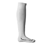 Гетры футбольные Europaw белые с трикотажным носком  [41-45] фото товару