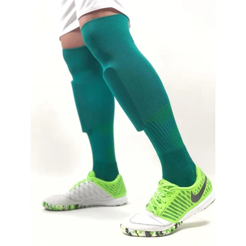 Гетры футбольные Europaw зеленые с трикотажным носком [41-45] фото товару