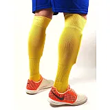 Гетры футбольные Europaw желтые с трикотажным носком [41-45] фото товару