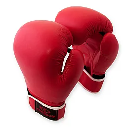 Перчатки боксерские Europaw кожа красные 8 oz