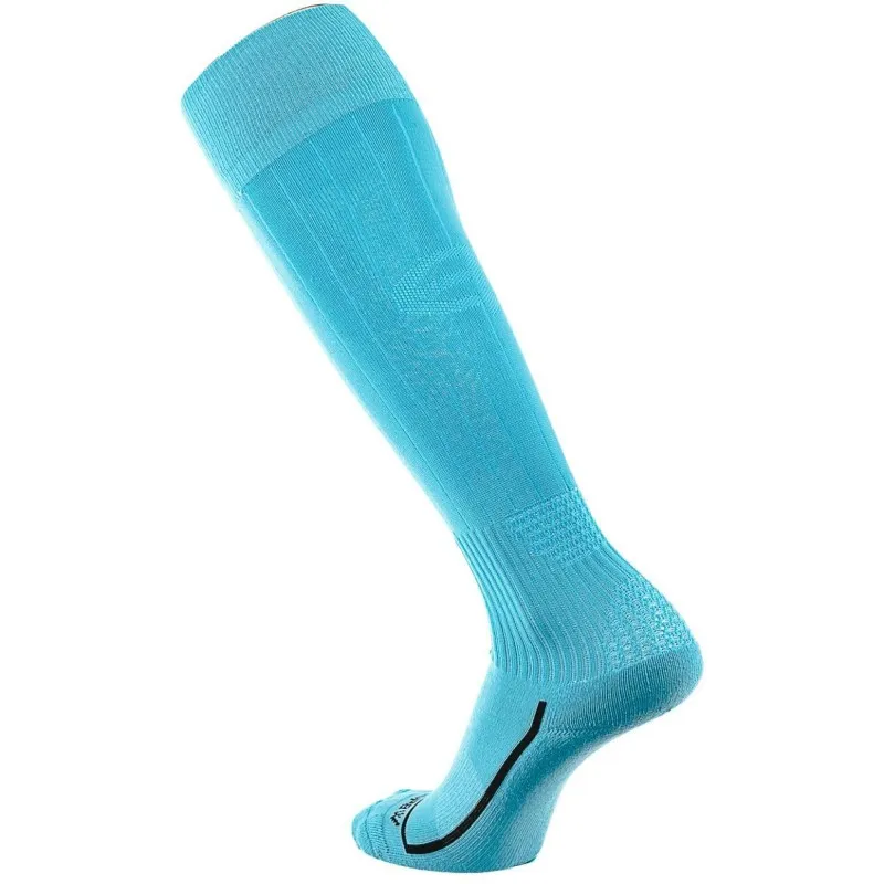 Гетры футбольные Europaw голубые с трикотажным носком [41-45] фото товару