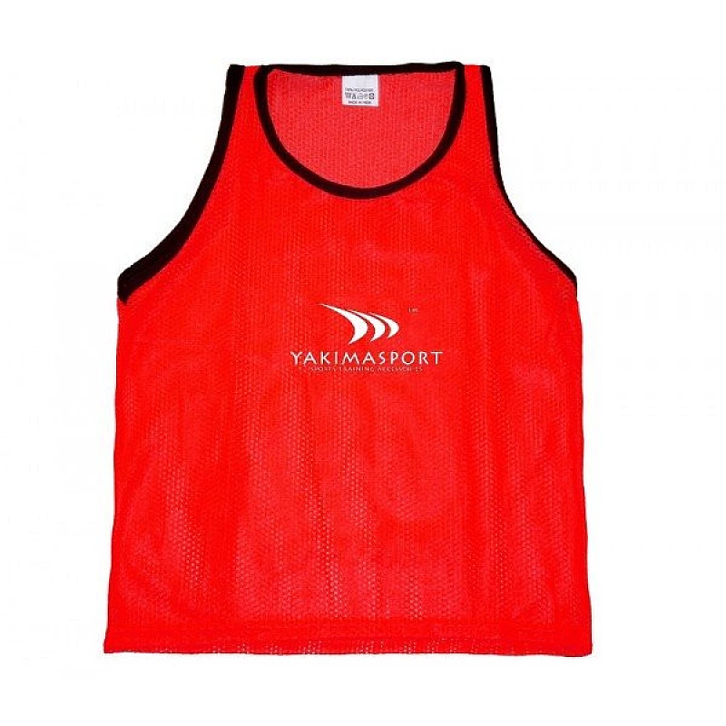 Манишка Yakimasport тренировочная красная Sr фото товару