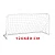 Футбольные ворота Yakimasport 80x120 см