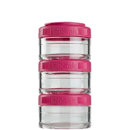 Контейнер спортивный BlenderBottle GoStak 3*60 Pink (ORIGINAL)