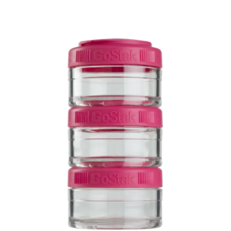 Контейнер спортивный BlenderBottle GoStak 3*60 Pink (ORIGINAL) фото товару
