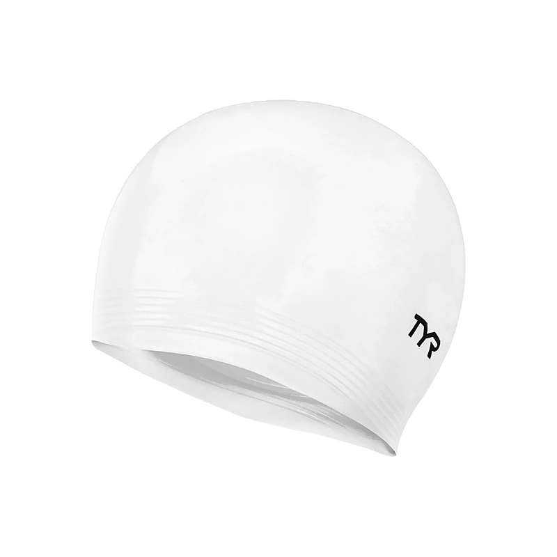 Шапочка для плавання TYR Latex Swim Cap, White, Onesize, White