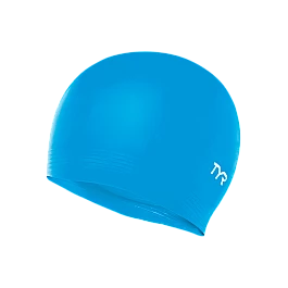 Шапочка для плавання TYR Latex Swim Cap, Royal, Onesize, Royal