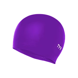 Шапочка для плавання TYR Latex Swim Cap, Purple, Onesize, Purple