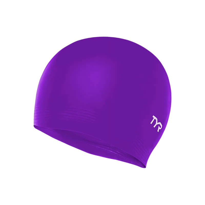 Шапочка для плавання TYR Latex Swim Cap, Purple, Onesize, Purple
