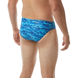 Чоловічі плавки TYR Men's Agran Racer, Синий, 34, Blue