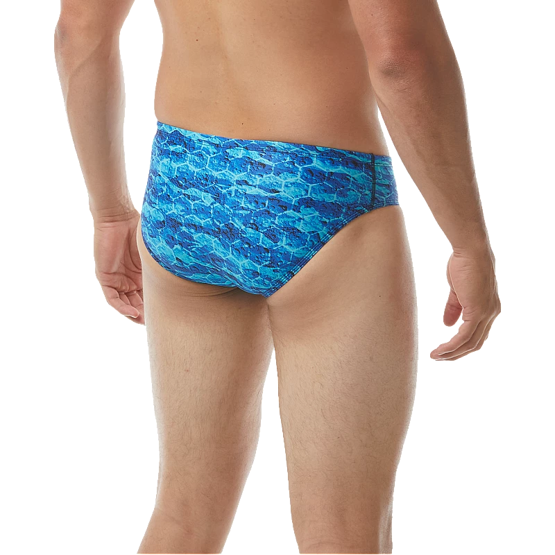 Чоловічі плавки TYR Men's Agran Racer, Синий, 34, Blue
