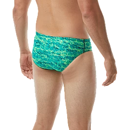 Чоловічі плавки TYR Men's Agran Racer, Зелений, 30, Green