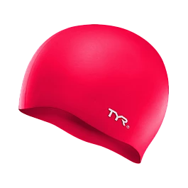 Шапочка для плавання TYR Wrinkle Free Silicone Swim Cap, Red, Onesize, Red