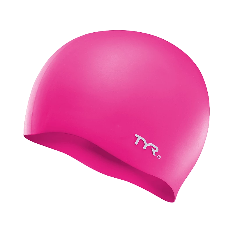 Шапочка для плавання TYR Wrinkle Free Silicone Swim Cap, Fl. Pink, Onesize, Fl. Pink