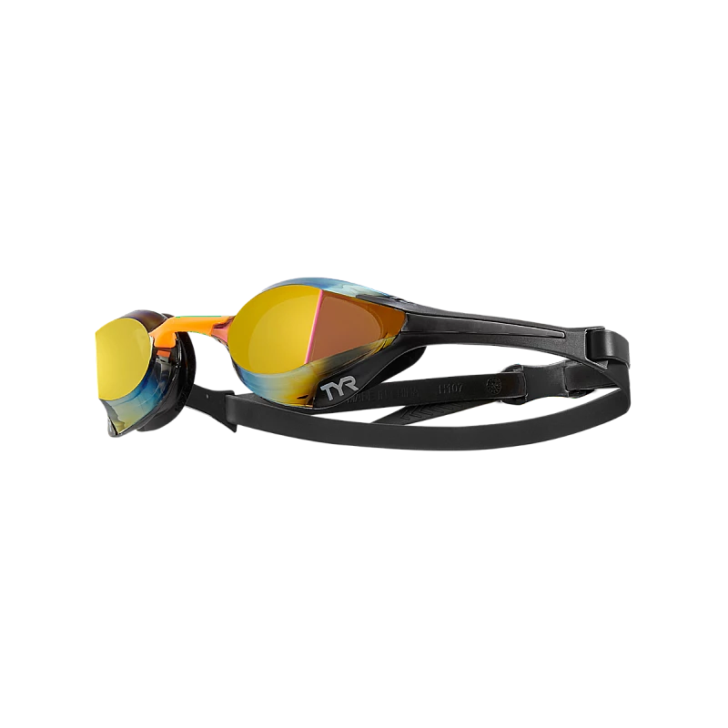 Окуляри TYR Tracer-X Elite Mirrored Racing, Gold/Orange