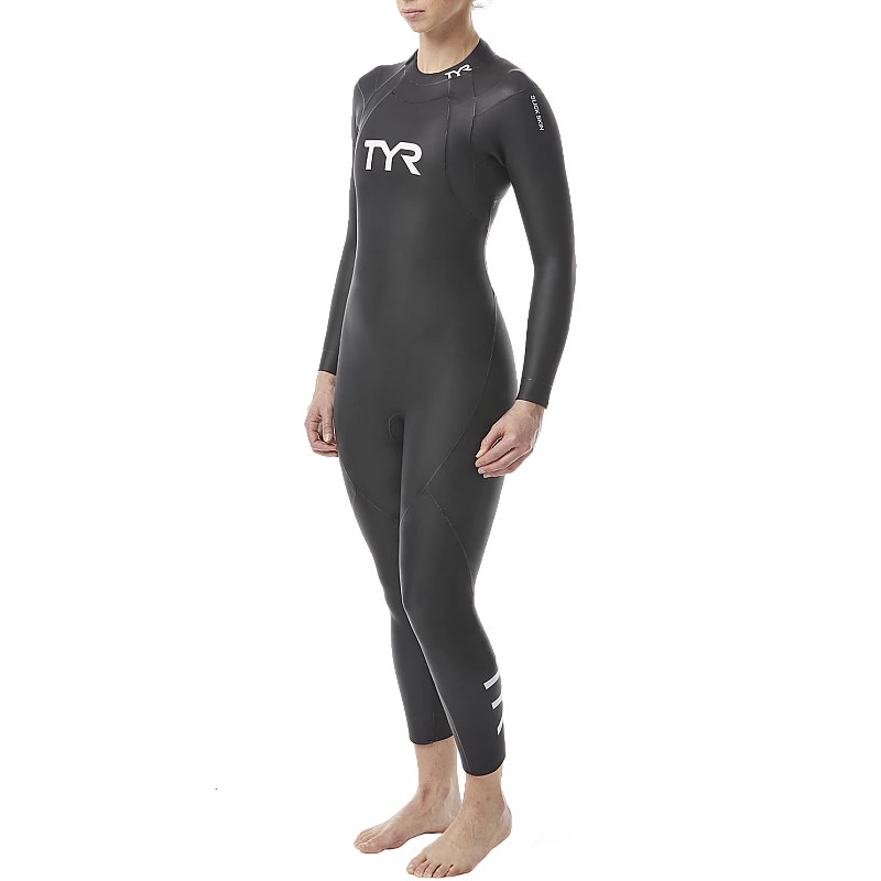 Гідрокостюм жіночий TYR Women's Hurricane Wetsuit Cat 1, Чорний, L, Black