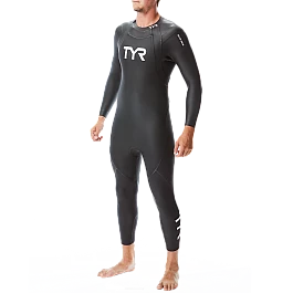 Гідрокостюм чоловічий TYR Men’s Hurricane Wetsuit Cat 1, Чорний, M, Black
