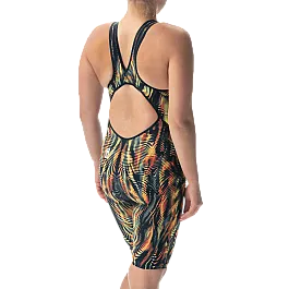 Стартовий костюм TYR Women’s Venzo™ Genesis Open Back Swimsuit, Оранжевый, 34, INFERNO