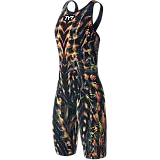 Стартовий костюм TYR Women’s Venzo™ Genesis Open Back Swimsuit, Оранжевый, 34, INFERNO