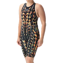 Стартовий костюм TYR Women’s Venzo™ Genesis Open Back Swimsuit, Оранжевый, 34, INFERNO