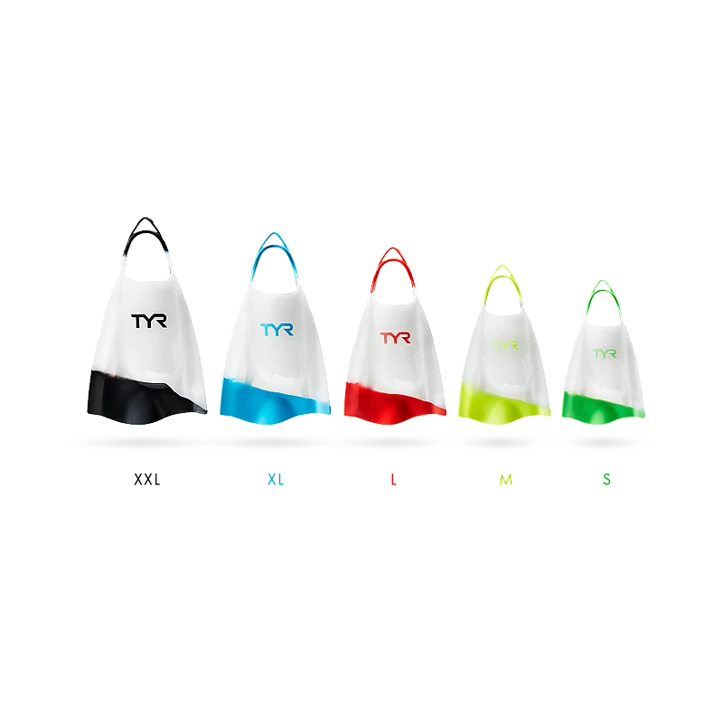 Ласти короткі TYR Hydroblade Fins, Green, S, Green