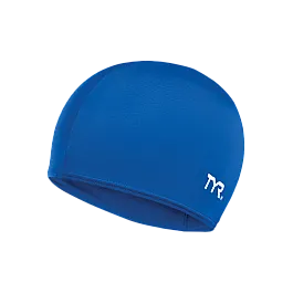 Шапочка для плавання TYR Solid Lycra Swim Cap, Royal, Onesize, Royal