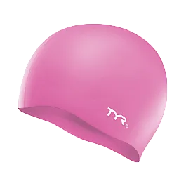 Шапочка для плавання TYR Wrinkle Free Junior Silicone Swim Cap, Pink, Onesize, Pink