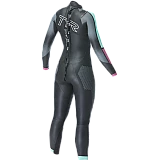 Гідрокостюм жіночий TYR Women’s Hurricane Wetsuit Cat 5, Чорний, XL, Black/Turquoise/Fuschia