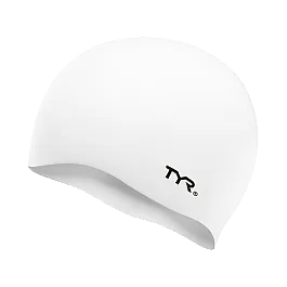 Шапочка для плавання TYR Wrinkle Free Junior Silicone Swim Cap, White, Onesize, White