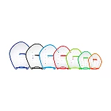 Лопатки для плавання TYR Catalyst Stroke Training Paddles, Зелений, S, CLEAR/ BLACK