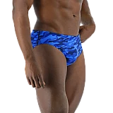 Чоловічі плавки TYR Men's Camo Racer, Blue, 28, Blue