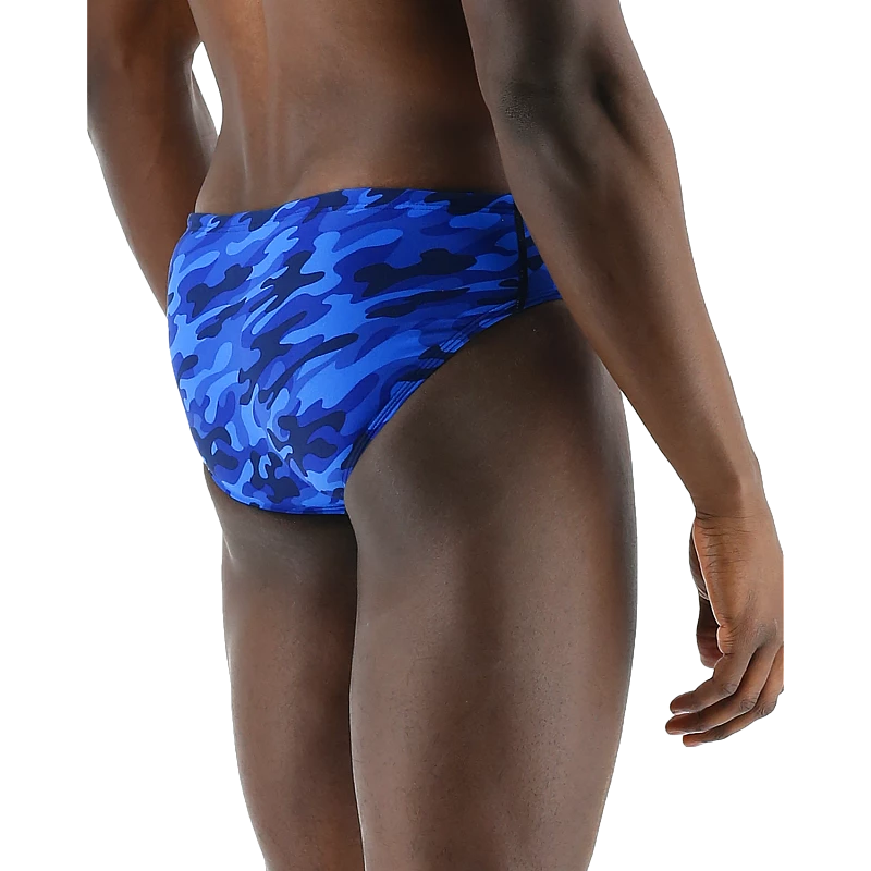 Чоловічі плавки TYR Men's Camo Racer, Blue, 28, Blue