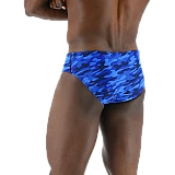 Чоловічі плавки TYR Men's Camo Racer, Blue, 28, Blue