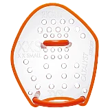 Лопатки для плавання TYR Catalyst Stroke Training Paddles, Оранжевый, XXS, CLEAR/ FL.ORANGE