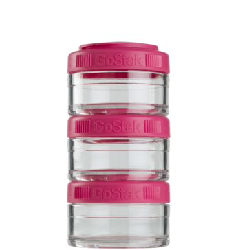 Контейнер спортивный BlenderBottle GoStak 3*60 Pink (ORIGINAL) фото товару