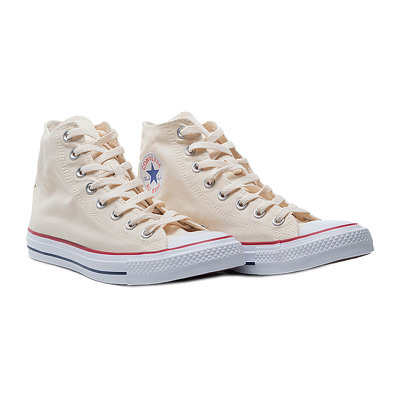 Кеди Converse CTAS HI NATURAL IVORY Унісекс р.45 Жовтий/Білий
