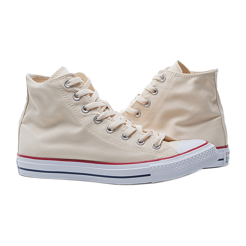 Кеди Converse CTAS HI NATURAL IVORY Унісекс р.45 Жовтий/Білий