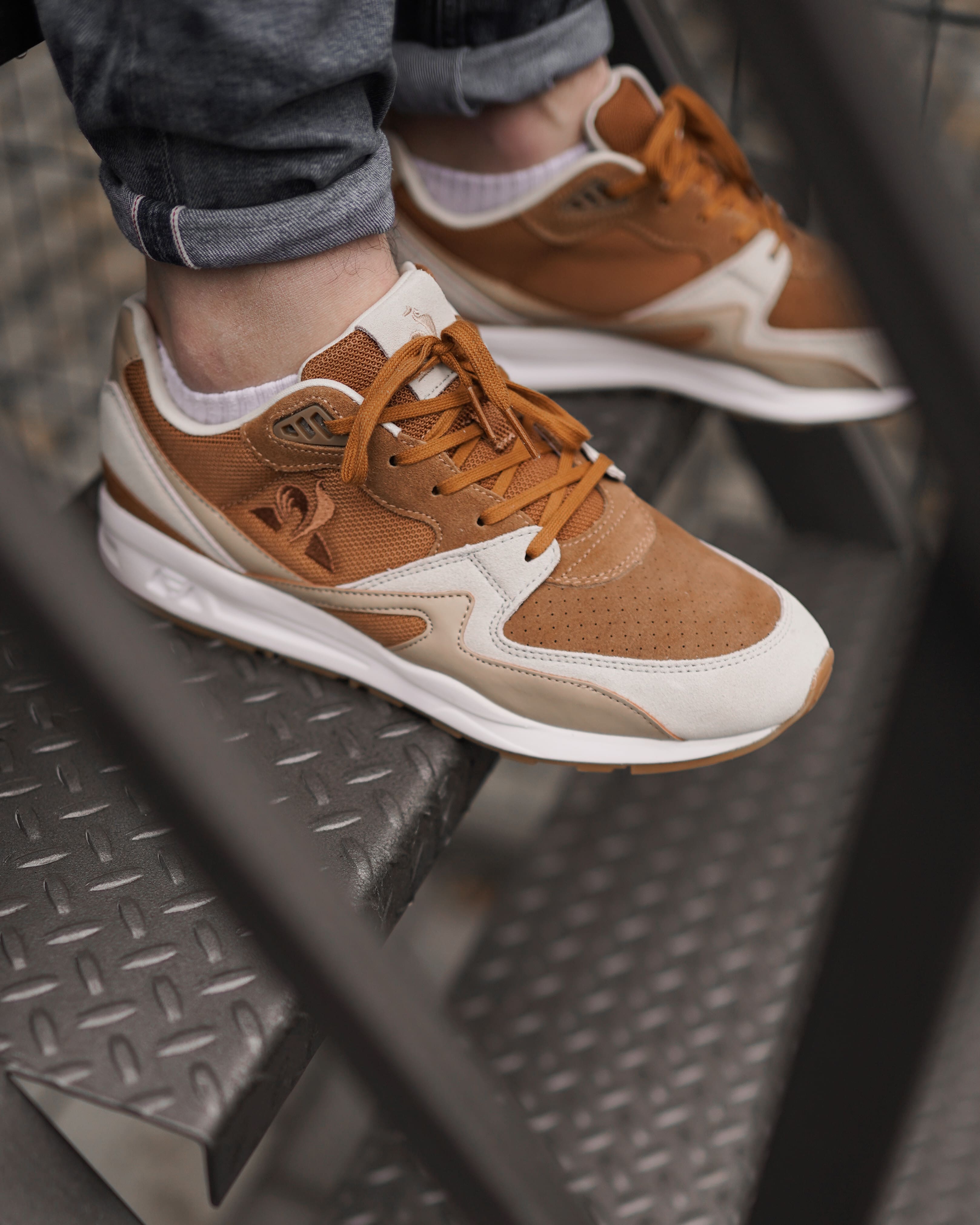 Кросівки Le Coq Sportif LCS R800 Чоловіча р.44 Білий/Коричневий