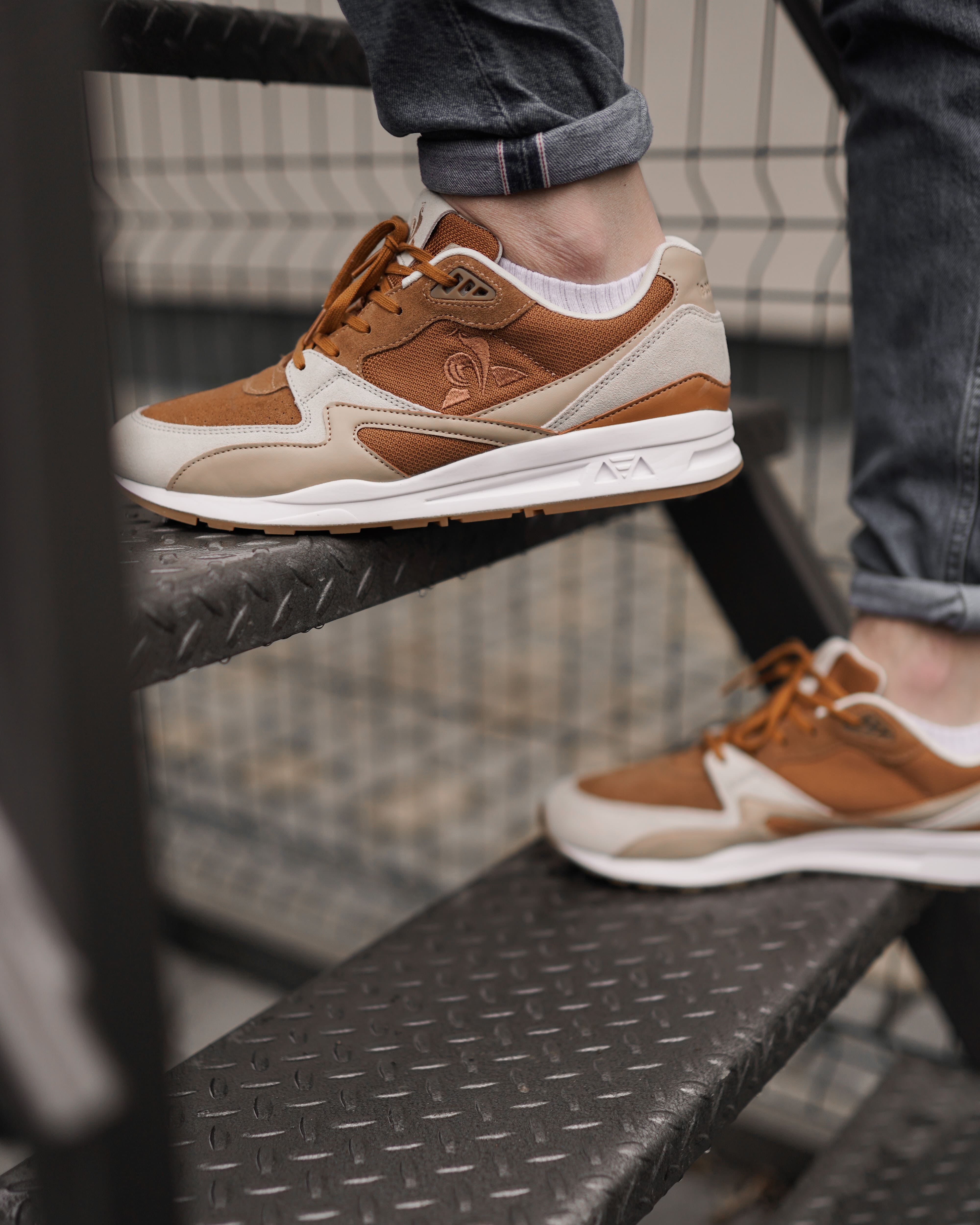 Кросівки Le Coq Sportif LCS R800 Чоловіча р.44 Білий/Коричневий