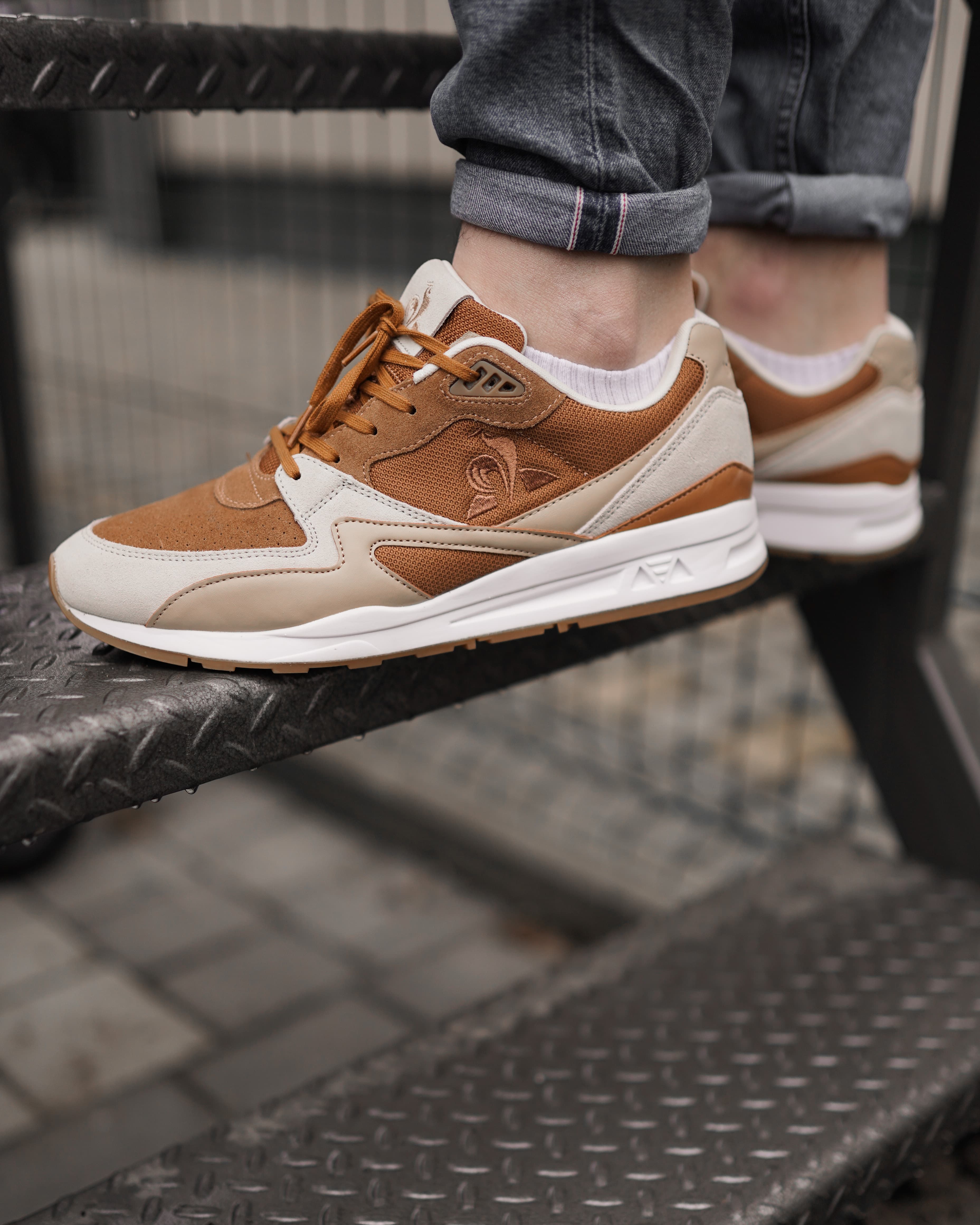 Кросівки Le Coq Sportif LCS R800 Чоловіча р.44 Білий/Коричневий
