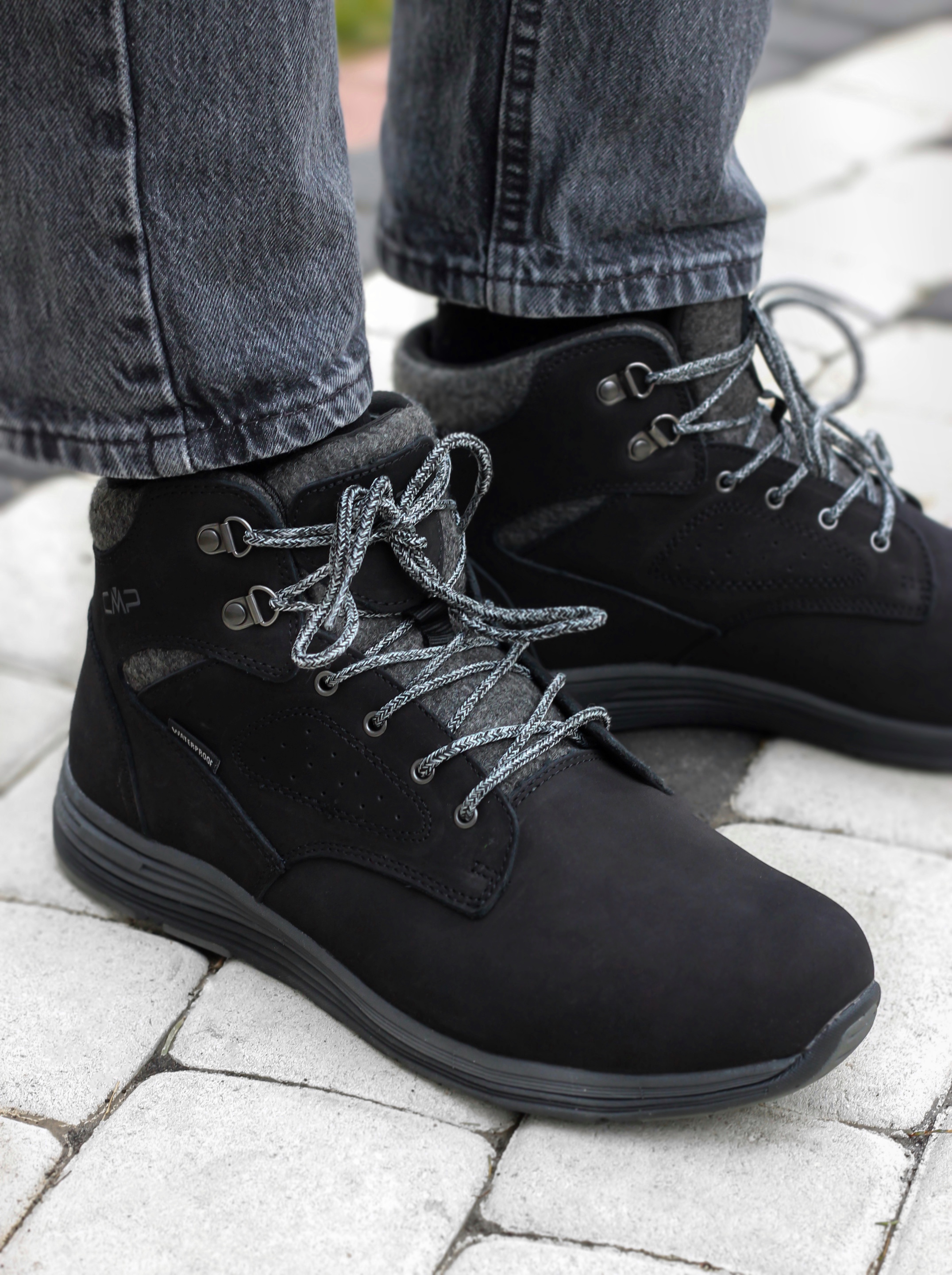Черевики CMP NIBAL MID LIFESTYLE SHOE WP Чоловіки р.46 Чорний