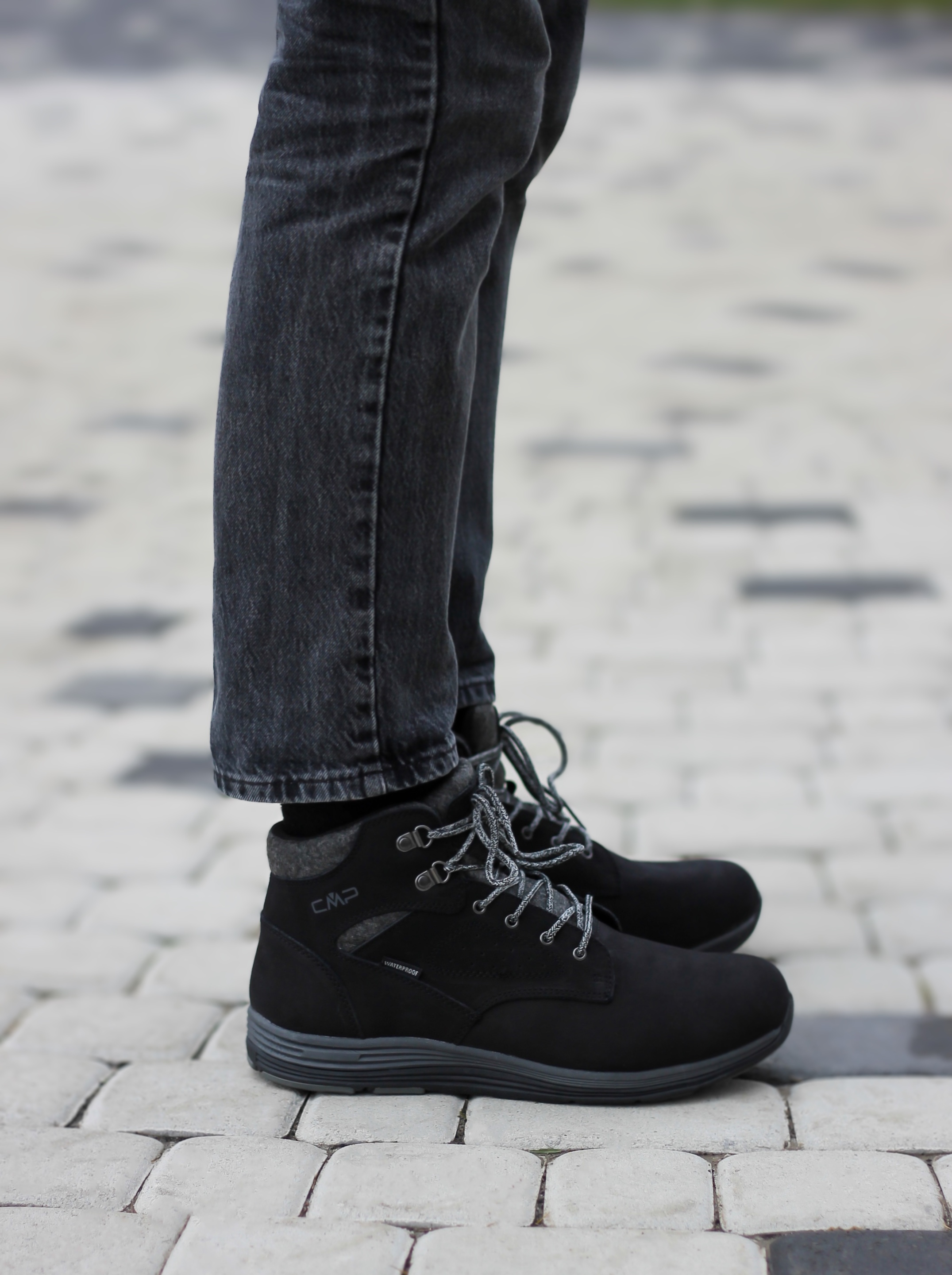 Черевики CMP NIBAL MID LIFESTYLE SHOE WP Чоловіки р.46 Чорний