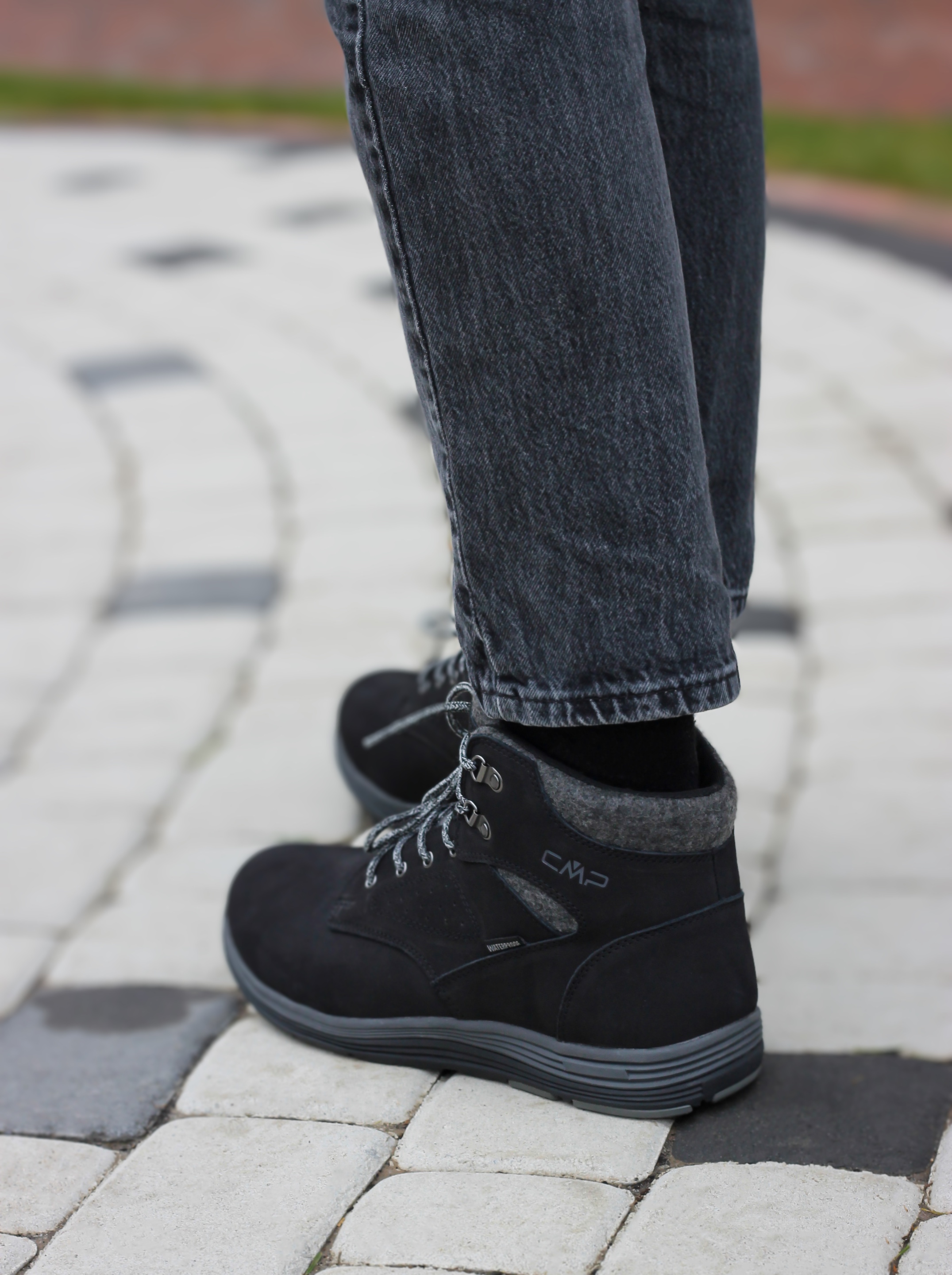Черевики CMP NIBAL MID LIFESTYLE SHOE WP Чоловіки р.46 Чорний