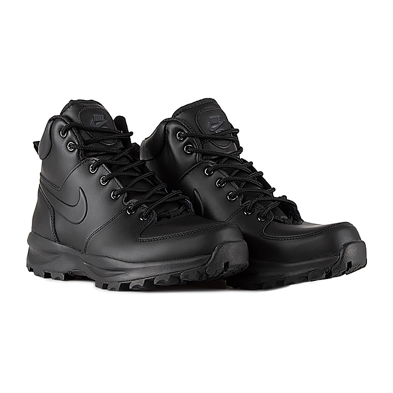 Кросівки Nike MANOA LEATHER Чоловіча р.40.5 Чорний