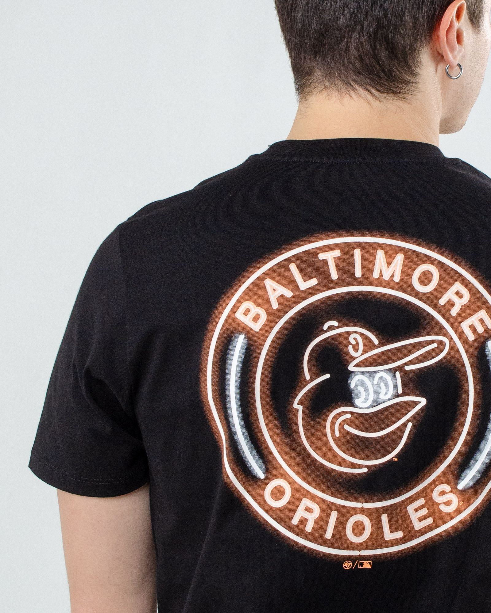 Футболка 47 Brand MLB BALTIMORE ORIOLES AFTERGLOW Чоловіча р.S